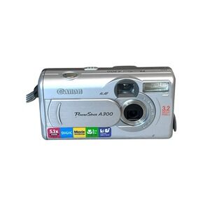 Canon PowerShot A300 3.2MP Digital Camera 5.1x Digital Zoom Silver Parts Only